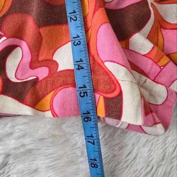 70's Psychedelic Print Short Set Size 3X - Picture 5 of 15